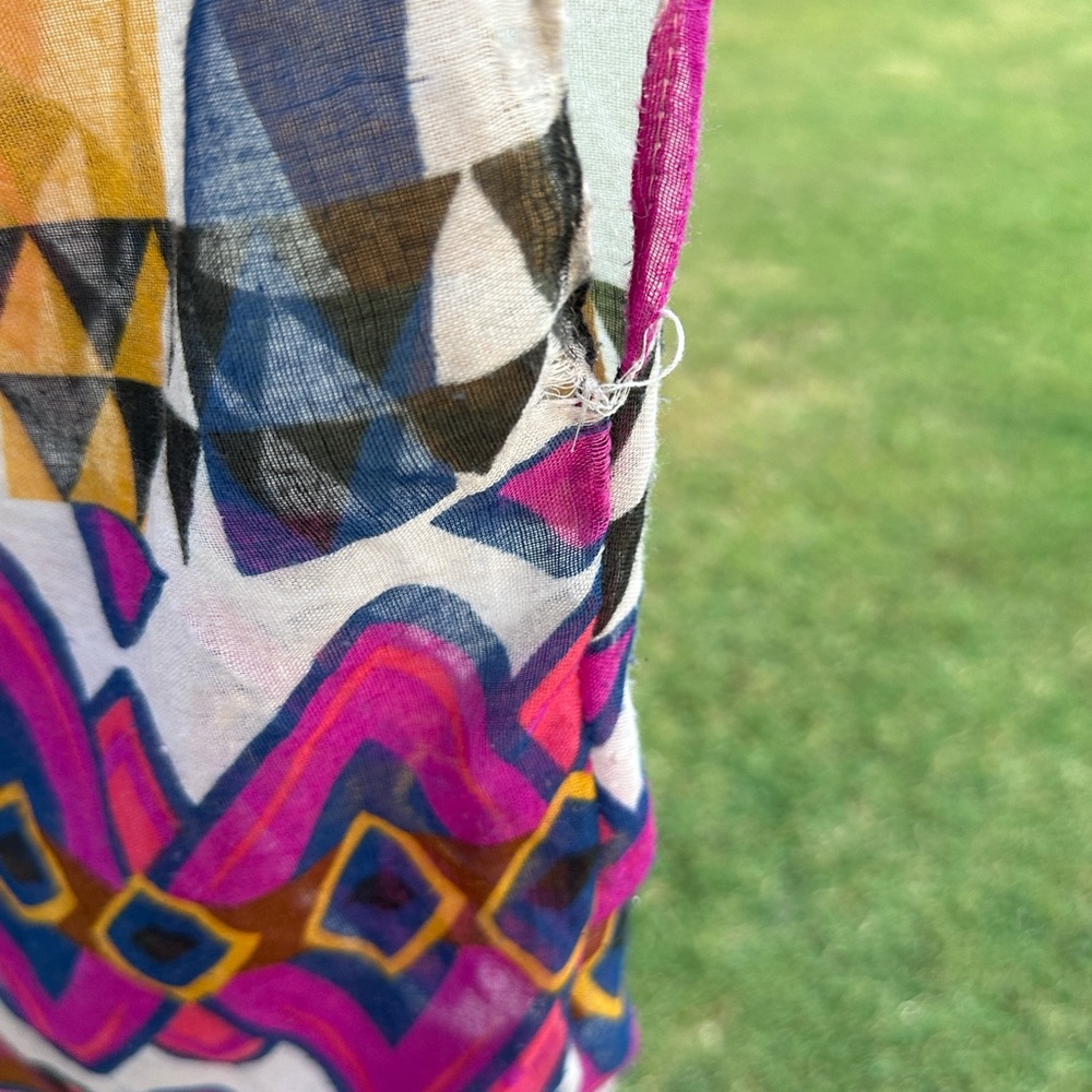 Anthropologie Subtle Luxury - Stripe Bohemian Kimono Pre-Owned Condition - Picture 11 of 12